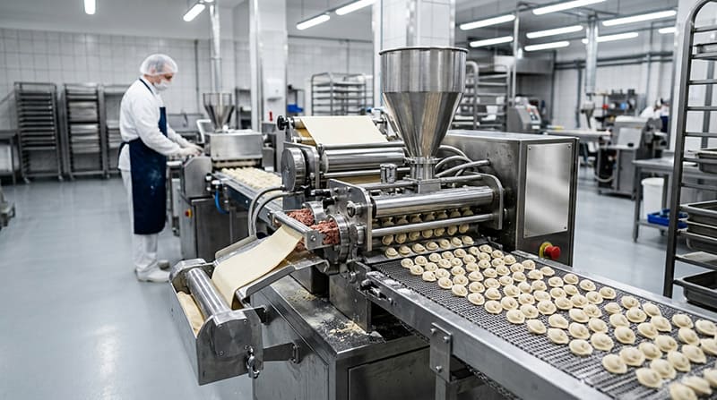 Промышленная линия и оборудование для производства пельменей